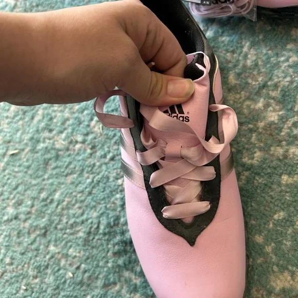 NWT Adidas 2012 Signature Paula 2.0 Womens Golf Shoes - Pale Pink/Black Size 9 - Picture 4 of 10